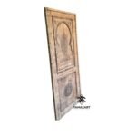 Moroccan Sliding Door: Moorish Carved Wood, Custom Made - Image 3