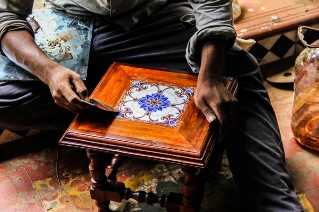 handcrafted Moroccan furniture from Marrakech by Tamazart Studio